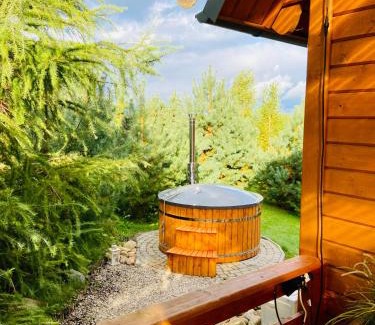 gmina Stezyca Cabin | Dolina Bella - całoroczne domki z balią i sauną w sercu Kaszub