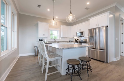 Gulf Shores House | Dolphin Dreams- OMG View! Kayaks! Private Dock! RV Pad W/Hookups!