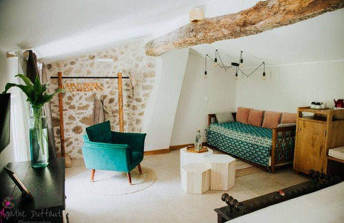 Saint-Jeannet House | Double or Twin-Comfort-Ensuite-Garden view