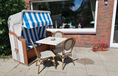 Friedrichskoog-Spitze House | Double room with sea view - Hotel Möven - Kieker