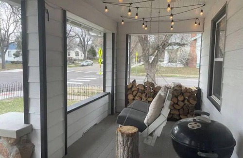 Casper House | Downtown Crown Jewel w/fireplace & amazing porch