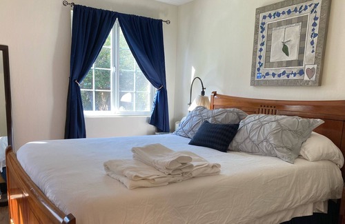 Shoreline West House | Downtown Rose Covered Mountain View Home