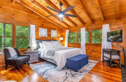 Blue Ridge House | Downward Dog Lodge - Mountain Yoga Retreat, Hot Tub & Pet-Friendly Escape