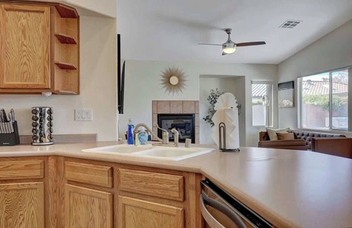 North Las Vegas House | Dreamy 3BR Retreat w/Games, Firepit & Pool Table!