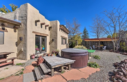 El Prado House | Eclectic El Prado Home w/Hot Tub Near Downtown!