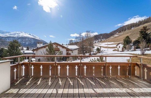 Madulain Apartment | Elegant Chalet St Moritz