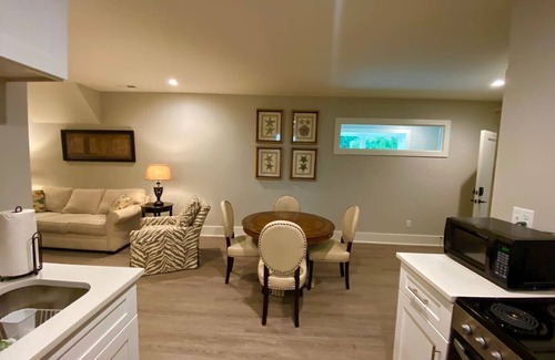 Wilmont Apartment | Elegant King Bed Apartment In Quiet Neighborhood