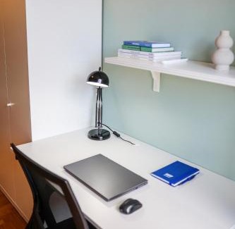 Bistrica Apartment | Elegantly Styled Studio l Next to Novi Sad Fair l Working Desk