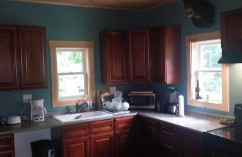 Putney Cabin | Enchanting pet-friendly and private cabin with cozy pellet fireplace