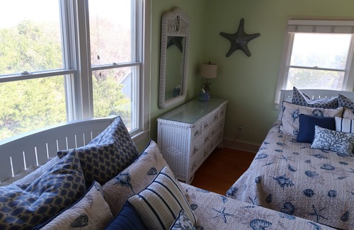 Flora's Bluff Cottage | Enjoy Beautiful fall ocean views from this charming cottage-Bald Head Island