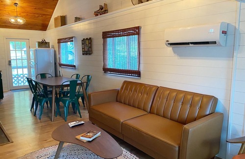 Camdenton Cabin | Enjoy the Quiet Side of the Lake With Resort Amenities + Pool.