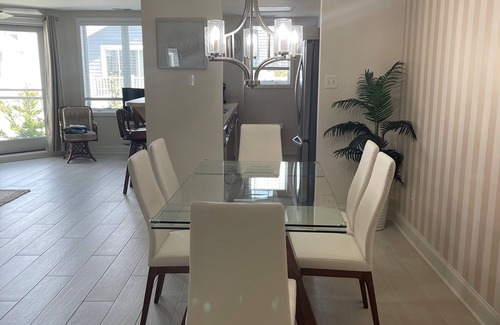 Stone Harbor Condo | Enjoy the serenity on your private balcony in the beautiful Stone Harbor Beach Club Condo.