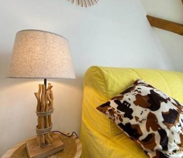 Mulhouse Apartment | Esprit Jaune - Cosy studio Salengro - Sauna & Sport club