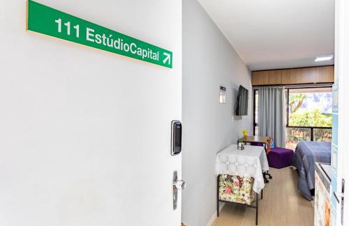 Asa Norte Apartment | Estúdio aconchegante e funcional, cama casal ou 2 de solteiro, ar-cond, wi-fi, Netflix e cozinha