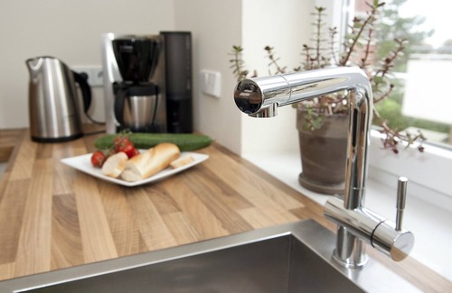 Borkum Apartment | Exclusive 5*FeWo with sea view, roof terrace and gas fireplace.