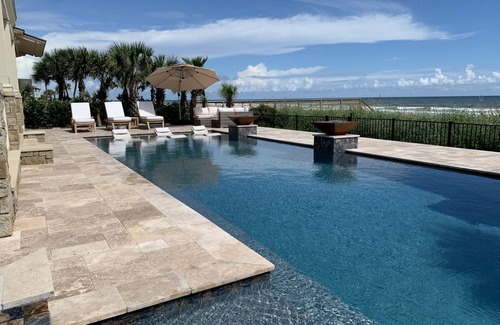 Ponte Vedra Beach House | EXCLUSIVE ONE OF A KIND OCEAN FRONT BEACH HOUSE POOL AND SPA