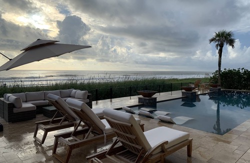Ponte Vedra Beach House | EXCLUSIVE ONE OF A KIND OCEAN FRONT BEACH HOUSE POOL AND SPA