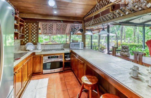 Florencia House | Exotic mountain-view house surrounded by nature with pool & garden views