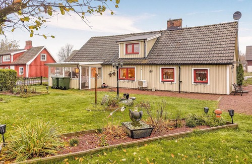 Broby House | Experience the beautiful Helgeå River during a vacation in this vacation home.