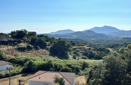Bastelicaccia Apartment | F3 in a charming villa in a quiet location shared swimming pool panoramic sea and mountain view