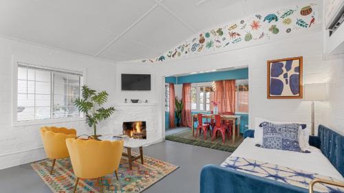 Joshua Tree Villa | Fable by AvantStay 2 Unique Spaces w Bowling Hot Tub Fire Pit Large Yard