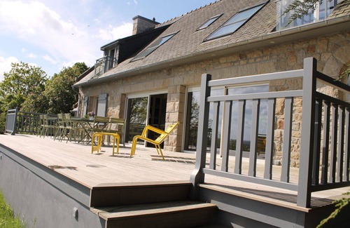 Saint-Cast-le-Guildo Villa | Fabulous Villa overlooking the sea, private escallier on a beach .