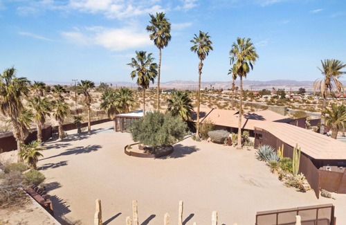 Twentynine Palms House | Fall Availability! Unique Ranch Near Joshua Tree National Park with Private Pool!