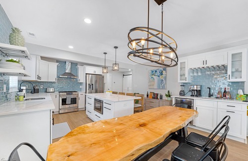 Del Haven House | Family and pet friendly oasis with firepit and game room steps from Delaware Bay