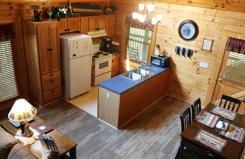 Sevierville Cabin | Family-friendly ;Avg. nightly rate $99; 5 miles from Soaky Mtn. Waterpark