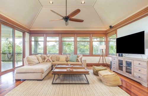 Princeville House | Family house near Hanalei with ocean views