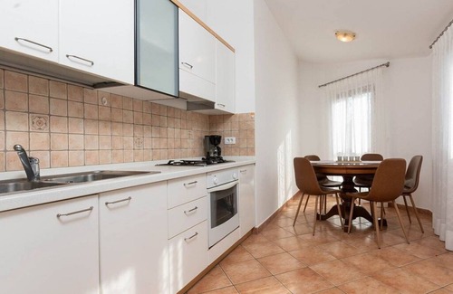 Cervar Apartment | Fantastic flat just 250 metres from the beach with sea views, pool, barbecue area, private parking space