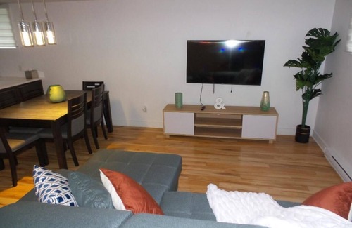 Mirabel Apartment | Feel at home in this 1-bedroom apartment with living room, kitchen and shower.