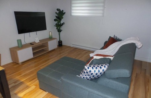Mirabel Apartment | Feel at home in this 1-bedroom apartment with living room, kitchen and shower.