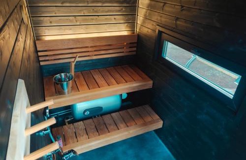 Lampivaara House | Fell Village 4 with a Mountain View, Fireplace, Sauna, Kitchen