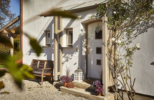 Unterschonau House | Ferienhaus Kaffeesatz 2 bis 6 Personen, 125 qm, mit Balkon und Terrasse