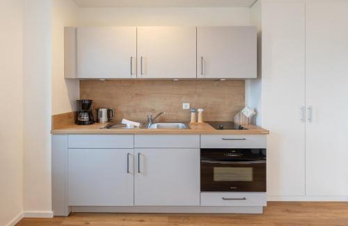 Norderhafen Apartment | Ferienwohnung Nord-West - direkt am Nordseedeich mit Blick auf den See