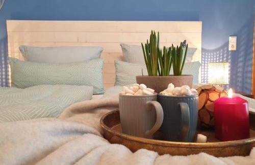 Bleiwasche Apartment | FeWo Winter in der Villa Waldrand mit zwei Balkonen