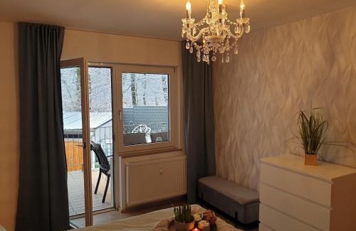 Bleiwasche Apartment | FeWo Winter in der Villa Waldrand mit zwei Balkonen
