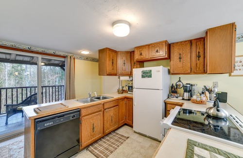 Walton Cottage | Fire Pit & On-site Pond: Wooded Walton Home!