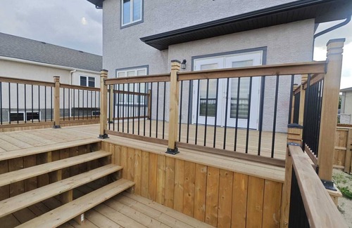 Transcona House | Flamingo Home! A family-friendly home with 4 bedrooms and 3 bathrooms.