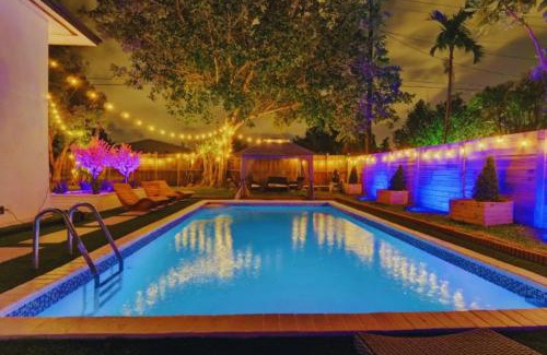 Ives Estates Villa | Flamingo House with Cinema, Pool & Chill Area