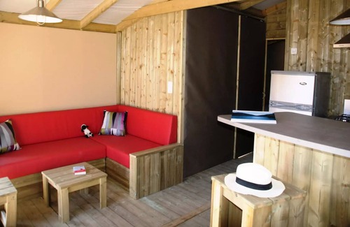 Esparron-de-Verdon House | Flower Camping La Beaume * - Sweet Flower 32m2 PREMIUM 2 bedrooms + covered terrace 5 people