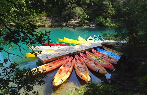 Esparron-de-Verdon House | Flower Camping La Beaume * - Tent Safari 30m2 CONFORT 2 bedrooms + covered terrace + BBQ 5 people