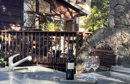 Napa House | Forested Hillside Home with Pool