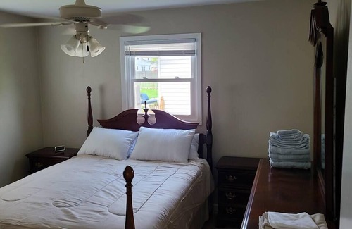 Neenah House | Furnished 2 bedroom with attached garage
