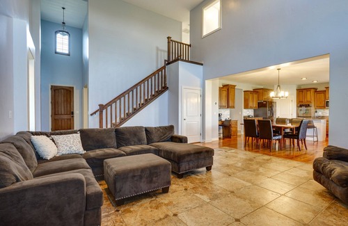 Kaysville House | Game Room + Home Office: Spacious Kaysville Escape