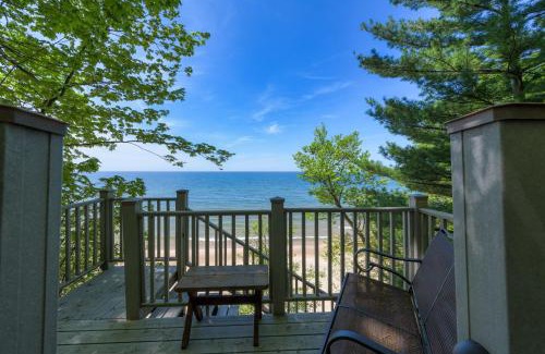 Coloma House | Gebhard Chalet - Charming, private, beachfront chalet nestled in a wooded dune on Lake Michigan