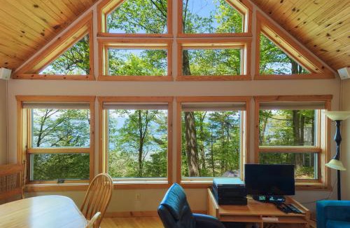 Coloma House | Gebhard Chalet - Charming, private, beachfront chalet nestled in a wooded dune on Lake Michigan