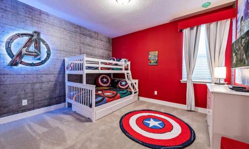 Bay Lake House | Gleaming 12 Bdrm Villa With Themed Bedrooms at Encore