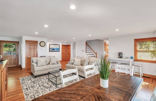 Northville House | Gorgeous beachfront home with direct beach access, private terrace,...